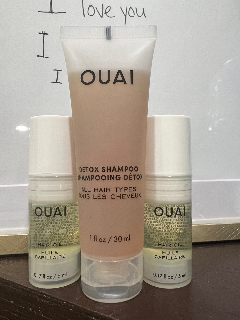 Brand New~ OUAI Detox Shampoo & Hair Oil Minis
